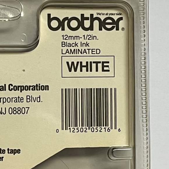 Brother TZ 231 Black Print on White Laminated Tape for P Touch Label Maker Qty 4 - Picture 3 of 7